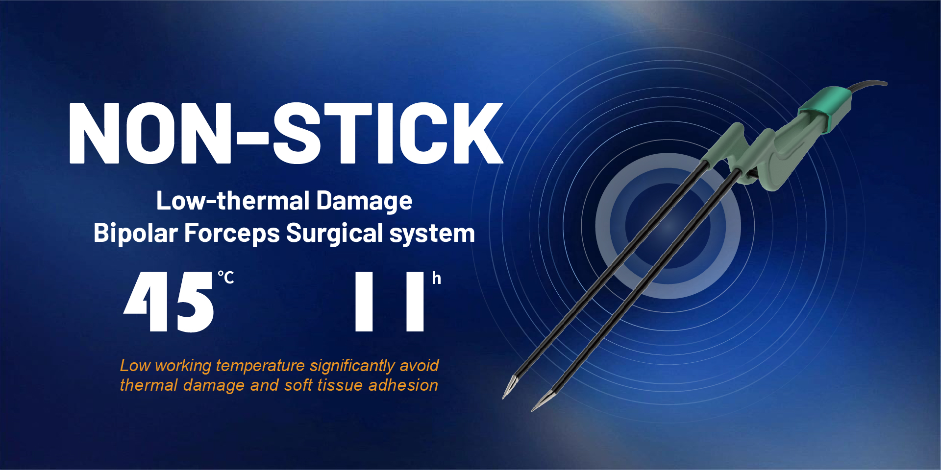 Low-thermal DamageBipolar Forceps Surgical system